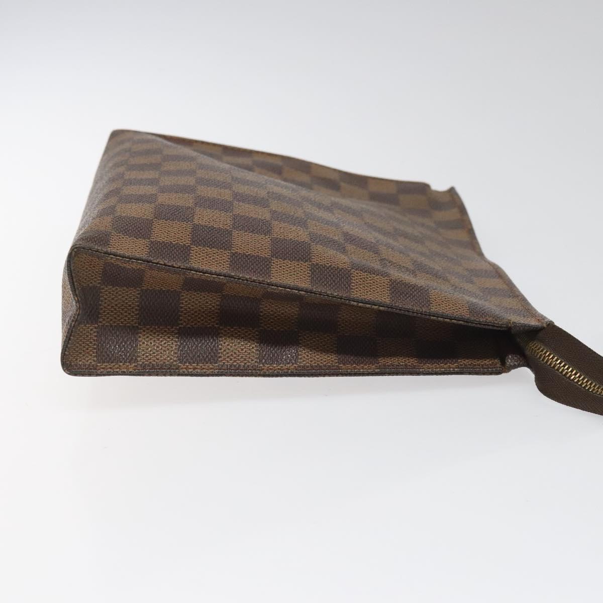 LOUIS VUITTON Damier Ebene Poche Toilette 26 Pouch N47543 LV 113577