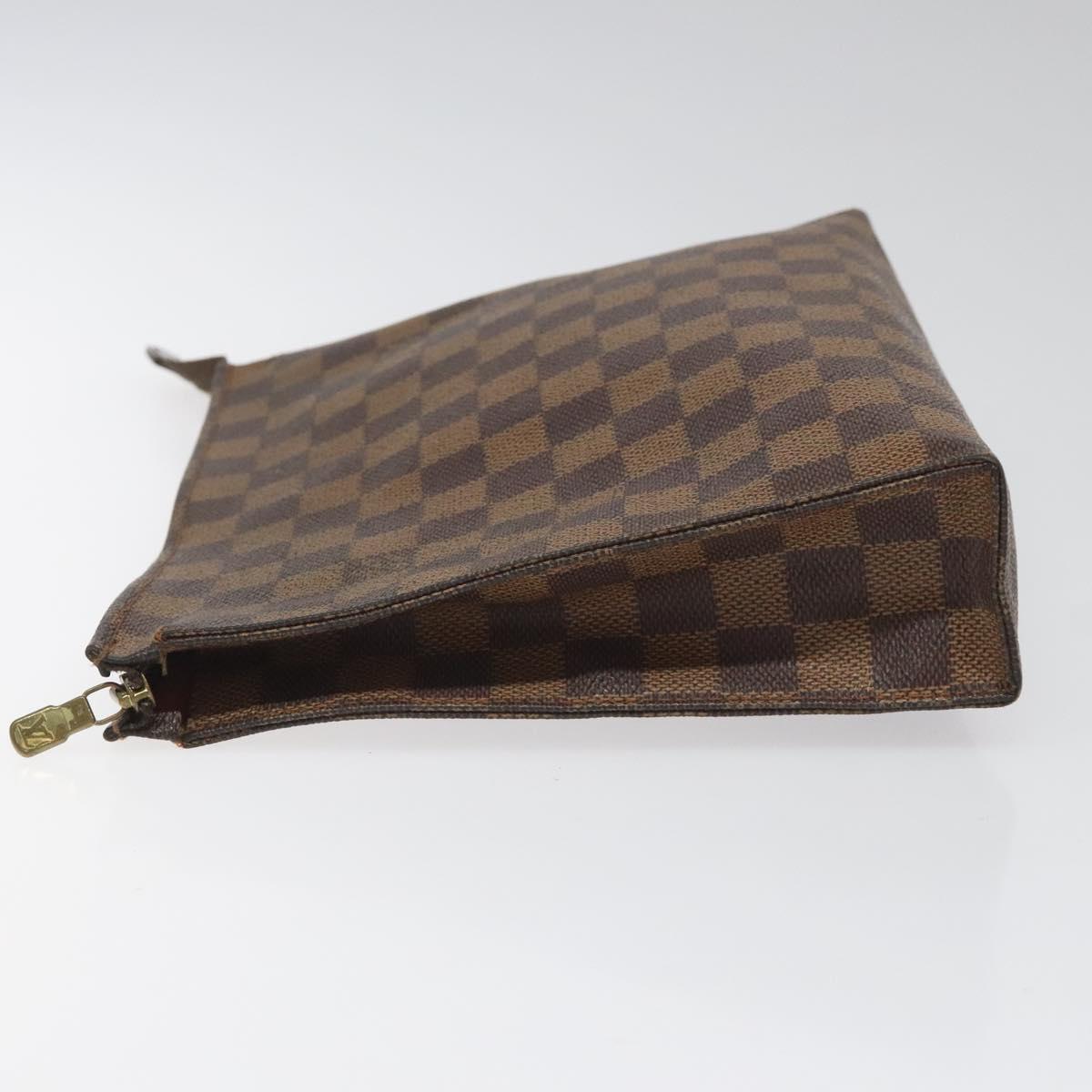 LOUIS VUITTON Damier Ebene Poche Toilette 26 Pouch N47543 LV 113577