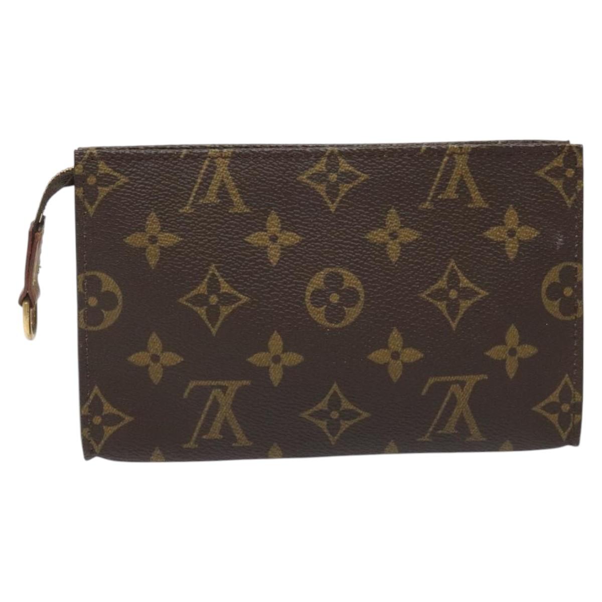 LOUIS VUITTON Monogram Bucket PM Accessory Pouch LV 113579