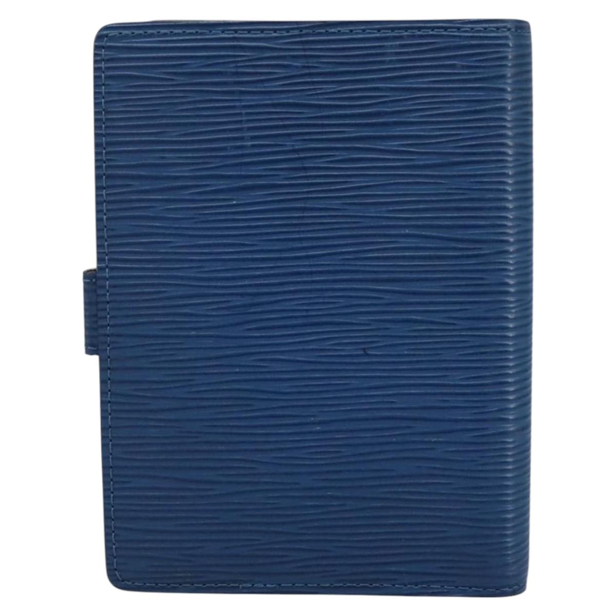LOUIS VUITTON Epi Agenda PM Day Planner Cover Blue R20055 LV 113606