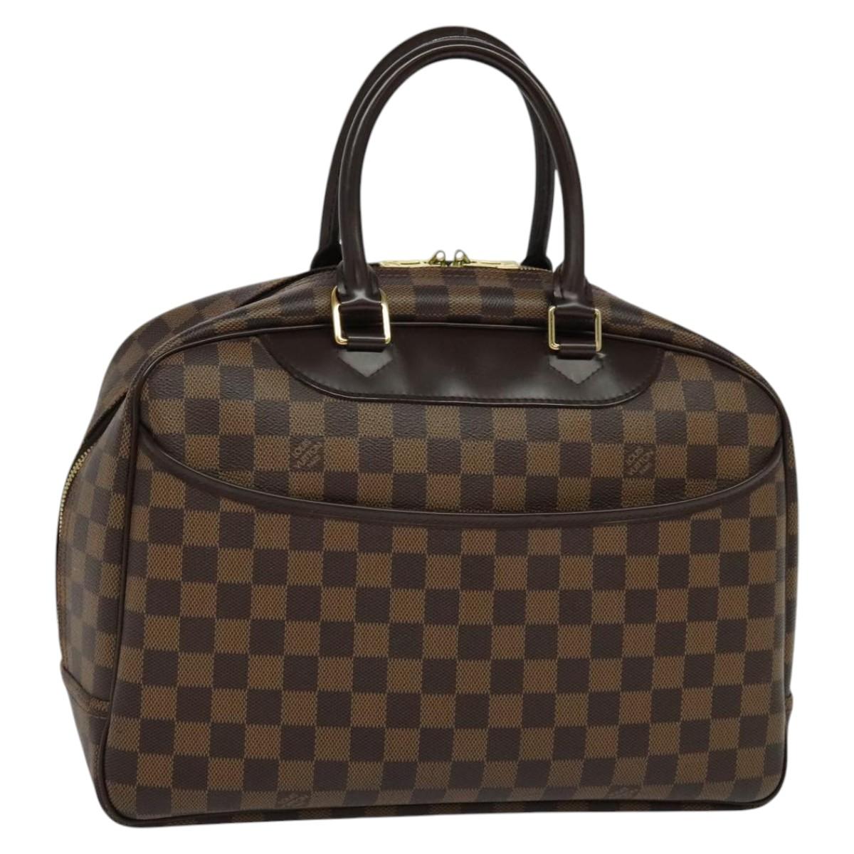 LOUIS VUITTON Damier Ebene Deauville Hand Bag SPO N47272 LV 113649
