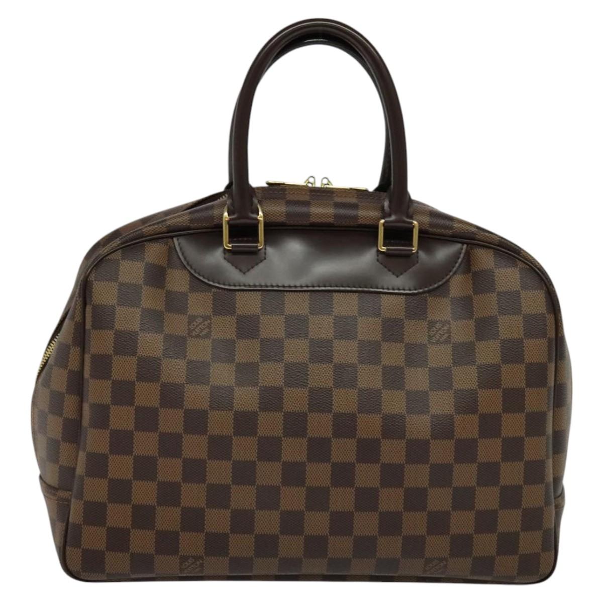 LOUIS VUITTON Damier Ebene Deauville Hand Bag SPO N47272 LV 113649