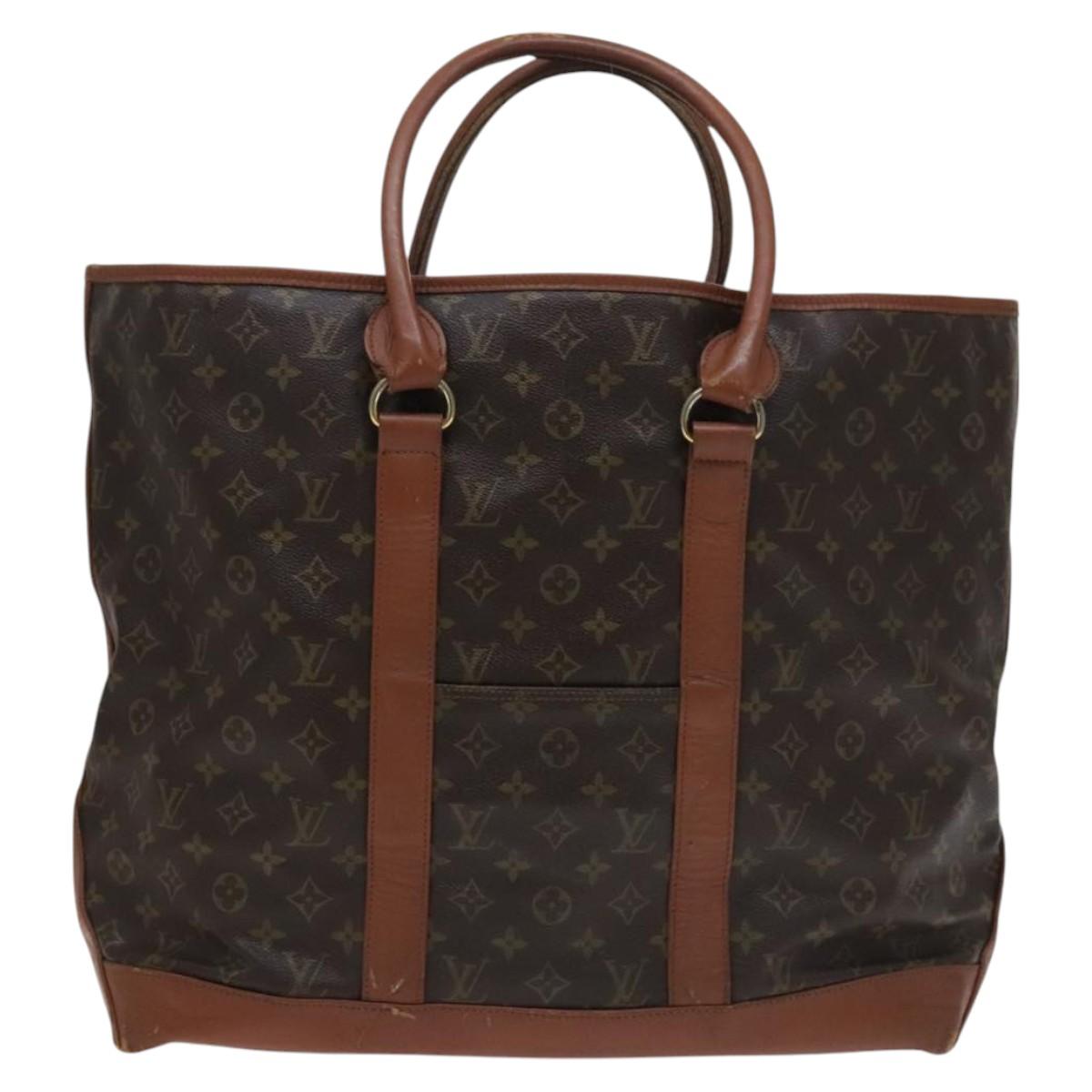 LOUIS VUITTON Monogram Sac Weekend GM Tote Bag M42420 LV 113691