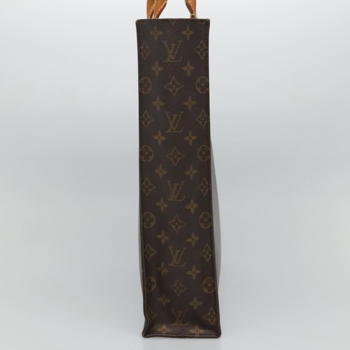 LOUIS VUITTON Monogram Sac Plat Hand Bag M51140 LV 113694