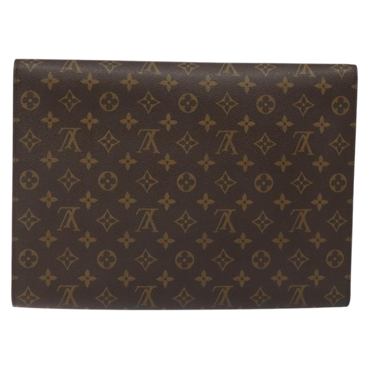 LOUIS VUITTON Monogram Porte envelope Clutch Bag M51801 LV 113782