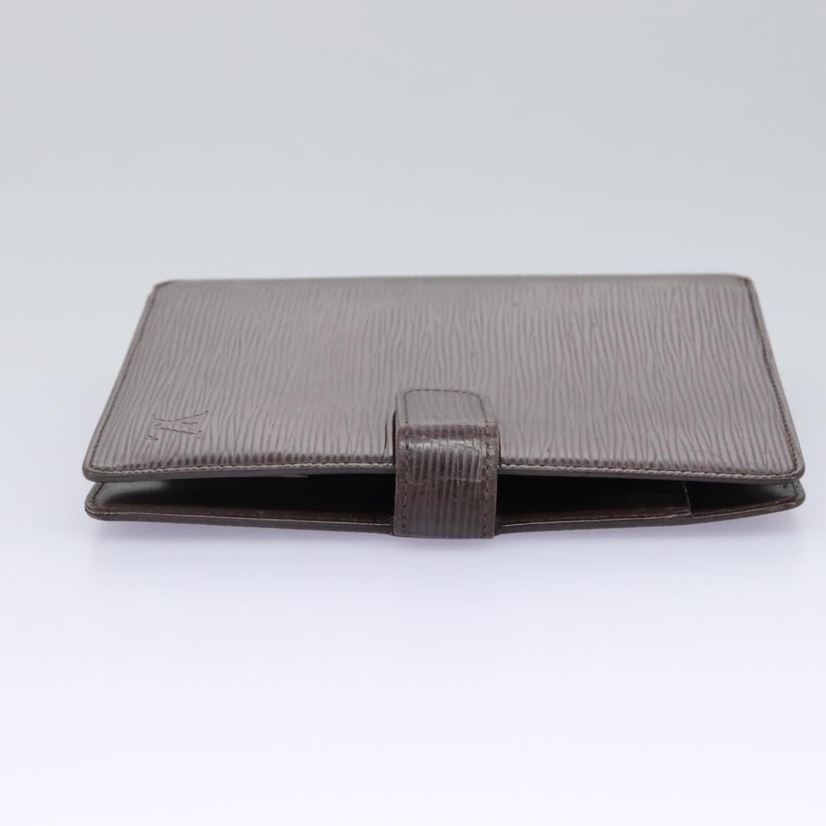 LOUIS VUITTON Epi Agenda MM Day Planner Cover Brown R20043 LV 113815