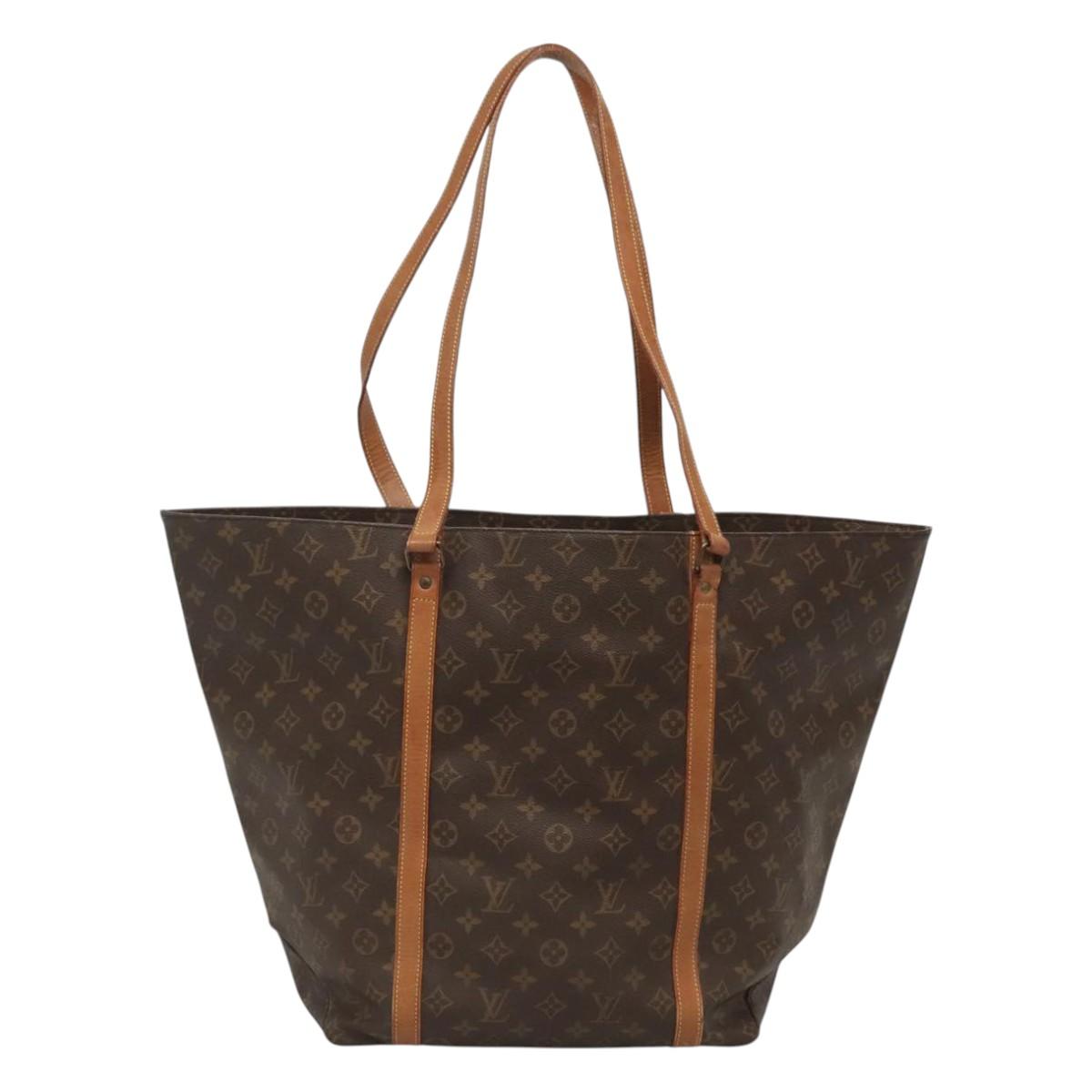 LOUIS VUITTON Monogram Sac Shopping GM Tote Bag M51110 LV 113870