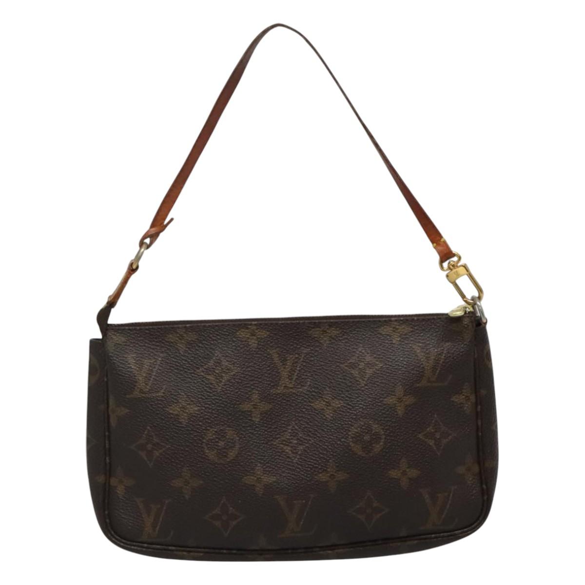 LOUIS VUITTON Monogram Pochette Accessoires Pouch M51980 LV 113938