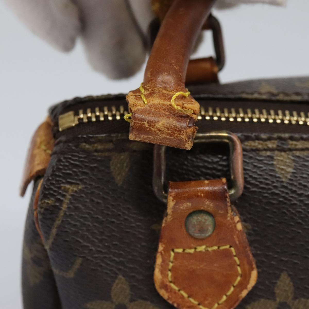 LOUIS VUITTON Monogram Mini Speedy Hand Bag Vintage M41534 LV 113976
