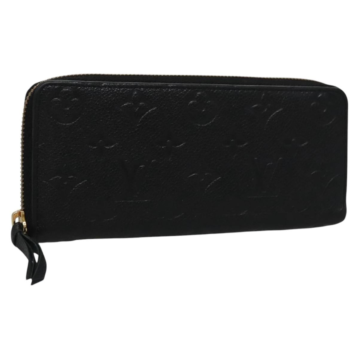 LOUIS VUITTON Empreinte Portefeuille Clemence Wallet Navy M60171 LV 114039