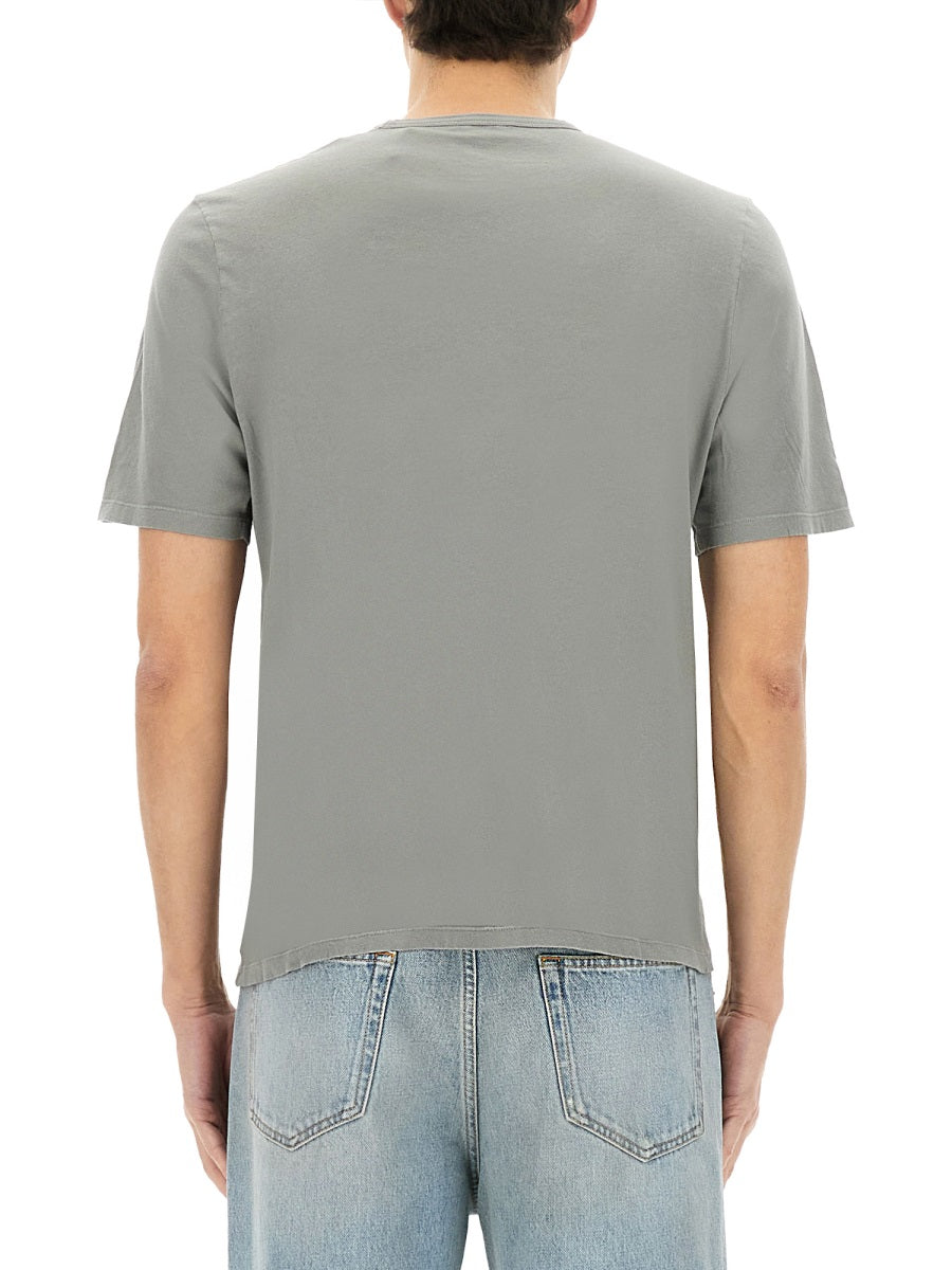 Saint Laurent Men T-Shirt With Logo
