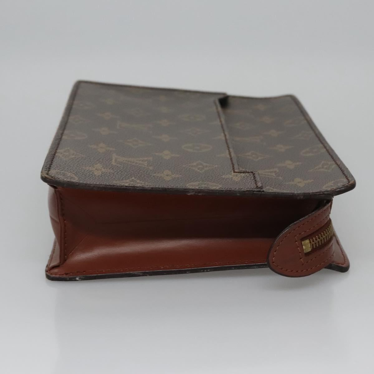 LOUIS VUITTON Monogram Pochette Homme Clutch Bag M51795 LV 114081