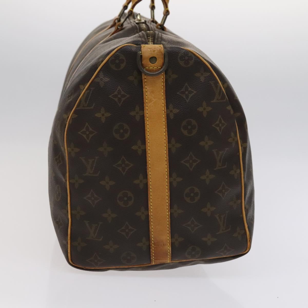 LOUIS VUITTON Monogram Keepall Bandouliere 50 Boston Bag M41416 LV 114090