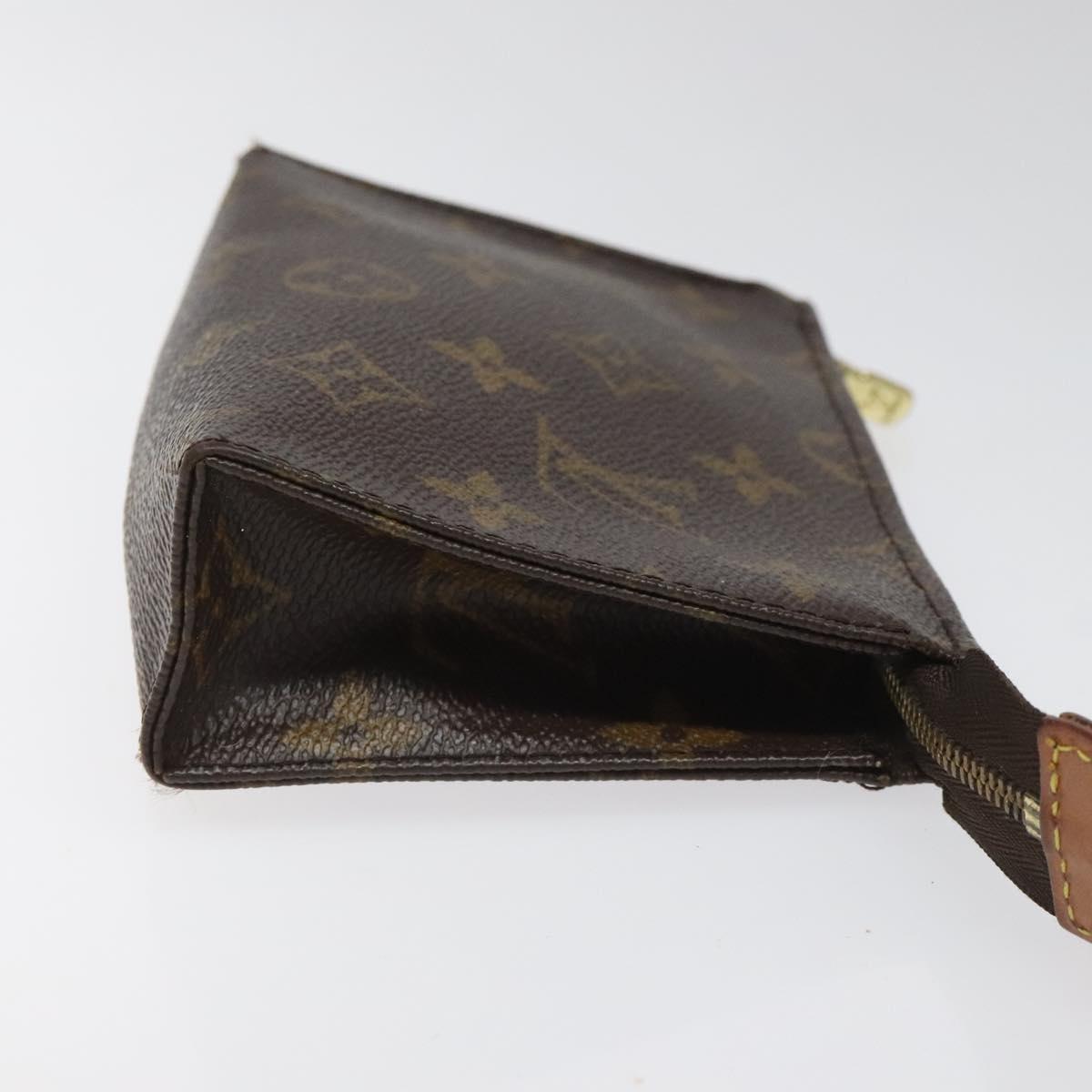 LOUIS VUITTON Monogram Poche Toilette 15 Pouch M47546 LV 114251