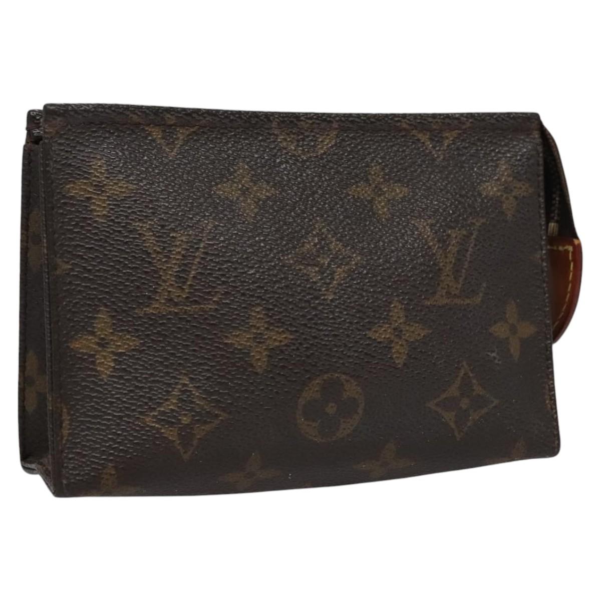 LOUIS VUITTON Monogram Poche Toilette 15 Pouch M47546 LV 114252