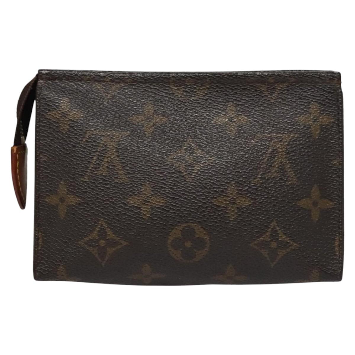 LOUIS VUITTON Monogram Poche Toilette 15 Pouch M47546 LV 114252