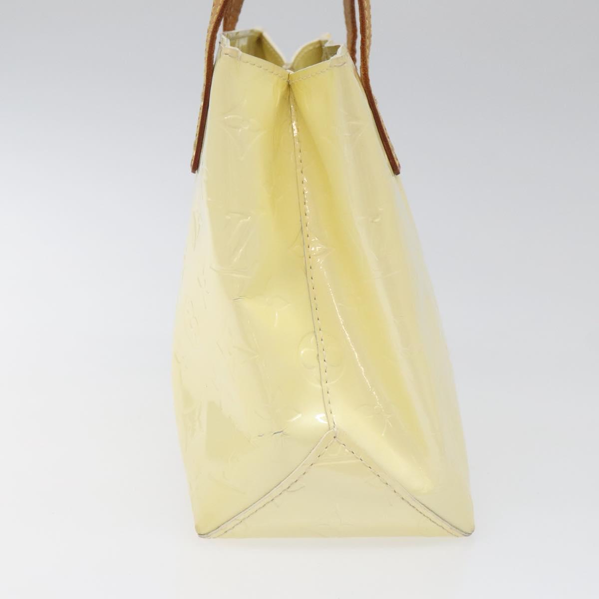 LOUIS VUITTON Monogram Vernis Reade PM Hand Bag Perle M91336 LV 114258