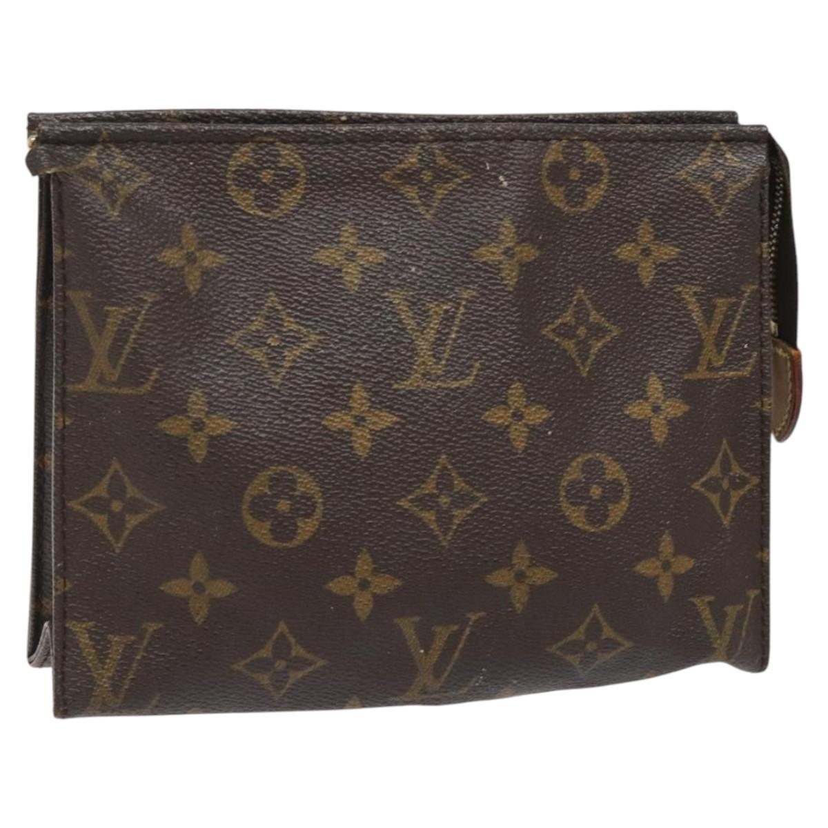 LOUIS VUITTON Monogram Poche Toilette 19 Pouch M47544 LV 114303