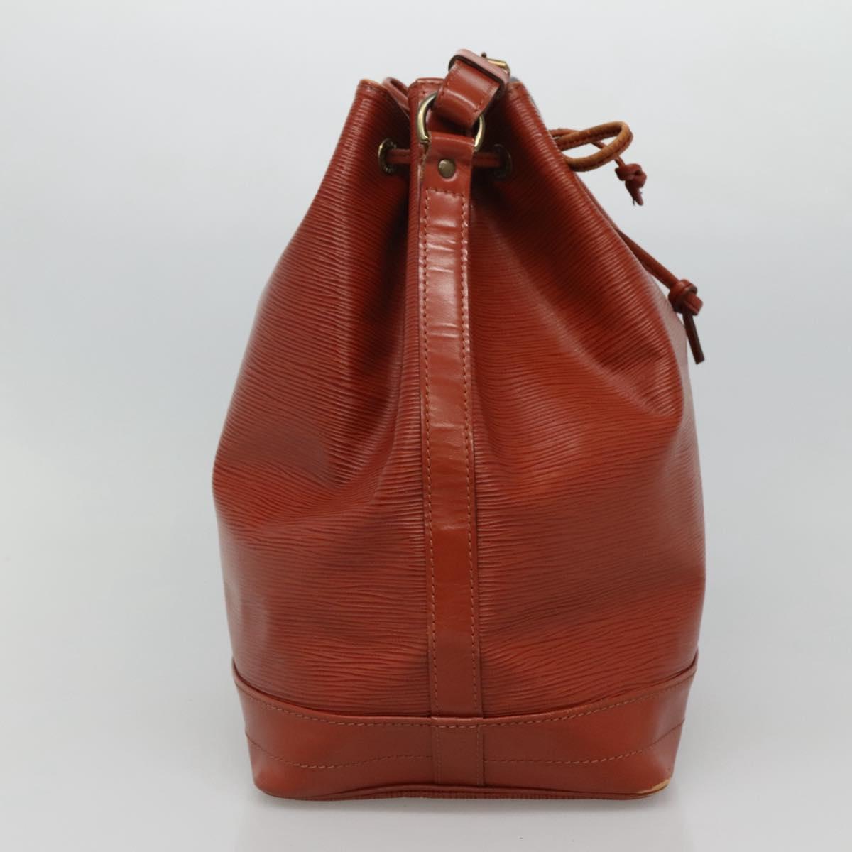 LOUIS VUITTON Epi Noe Shoulder Bag Brown Kenya M44003 LV 114326