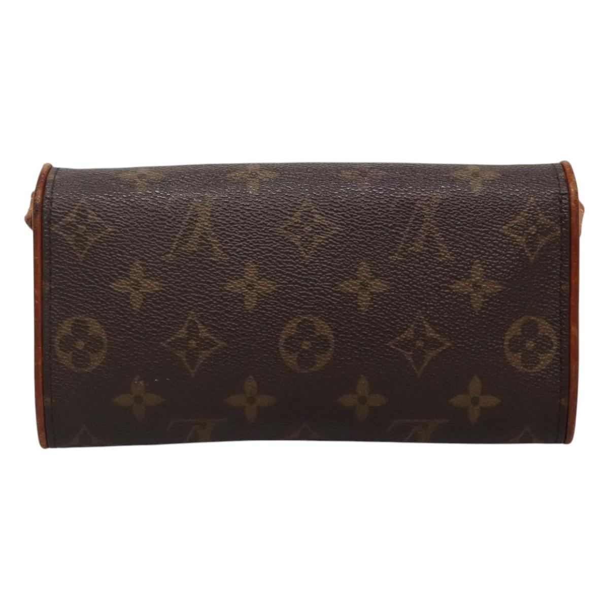 LOUIS VUITTON Monogram Pochette Twin PM Shoulder Bag M51854 LV 114327