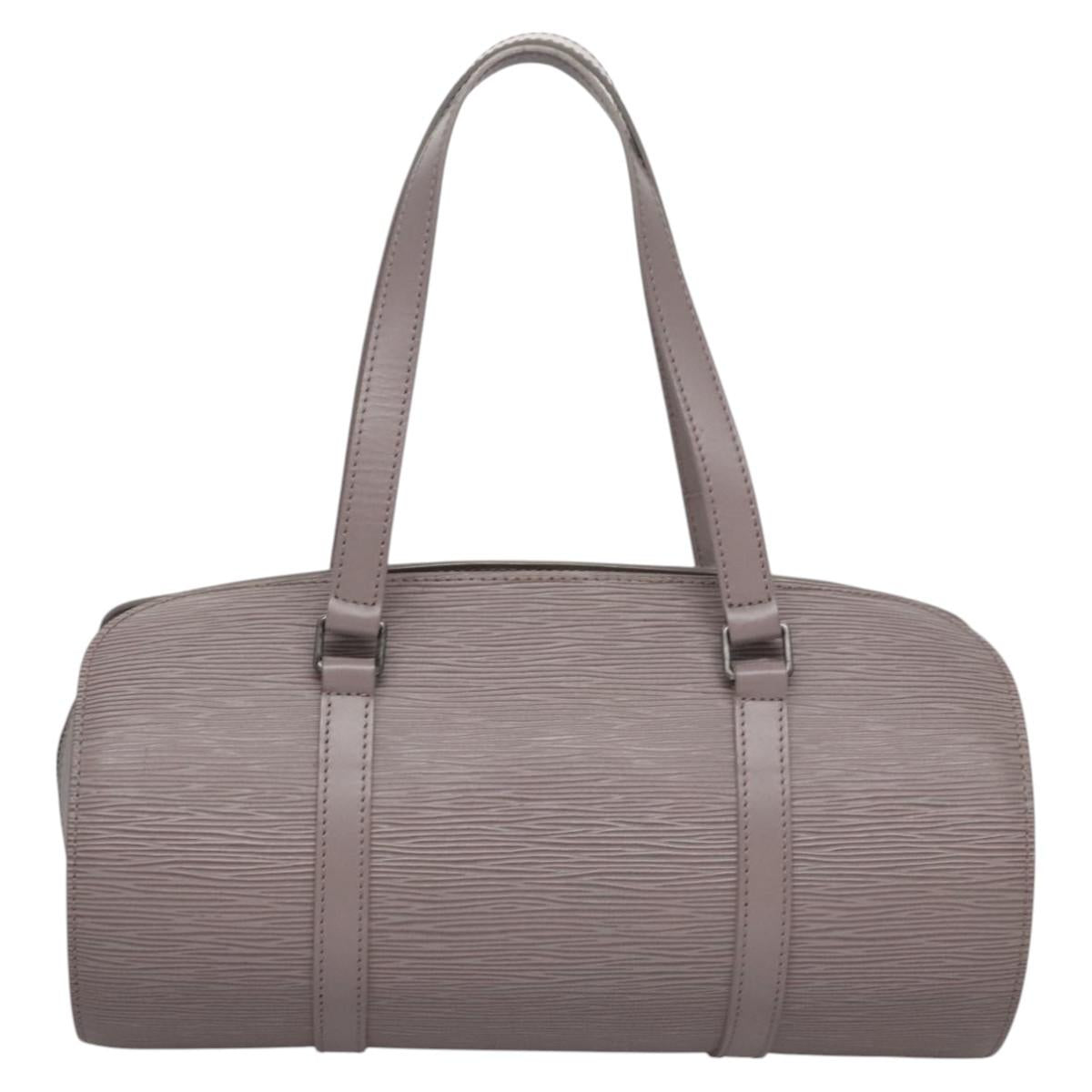 LOUIS VUITTON Epi Soufflot Hand Bag Lilac M5222B LV 114339