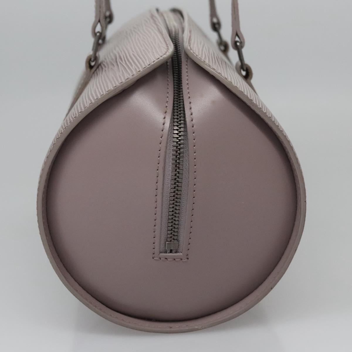 LOUIS VUITTON Epi Soufflot Hand Bag Lilac M5222B LV 114339