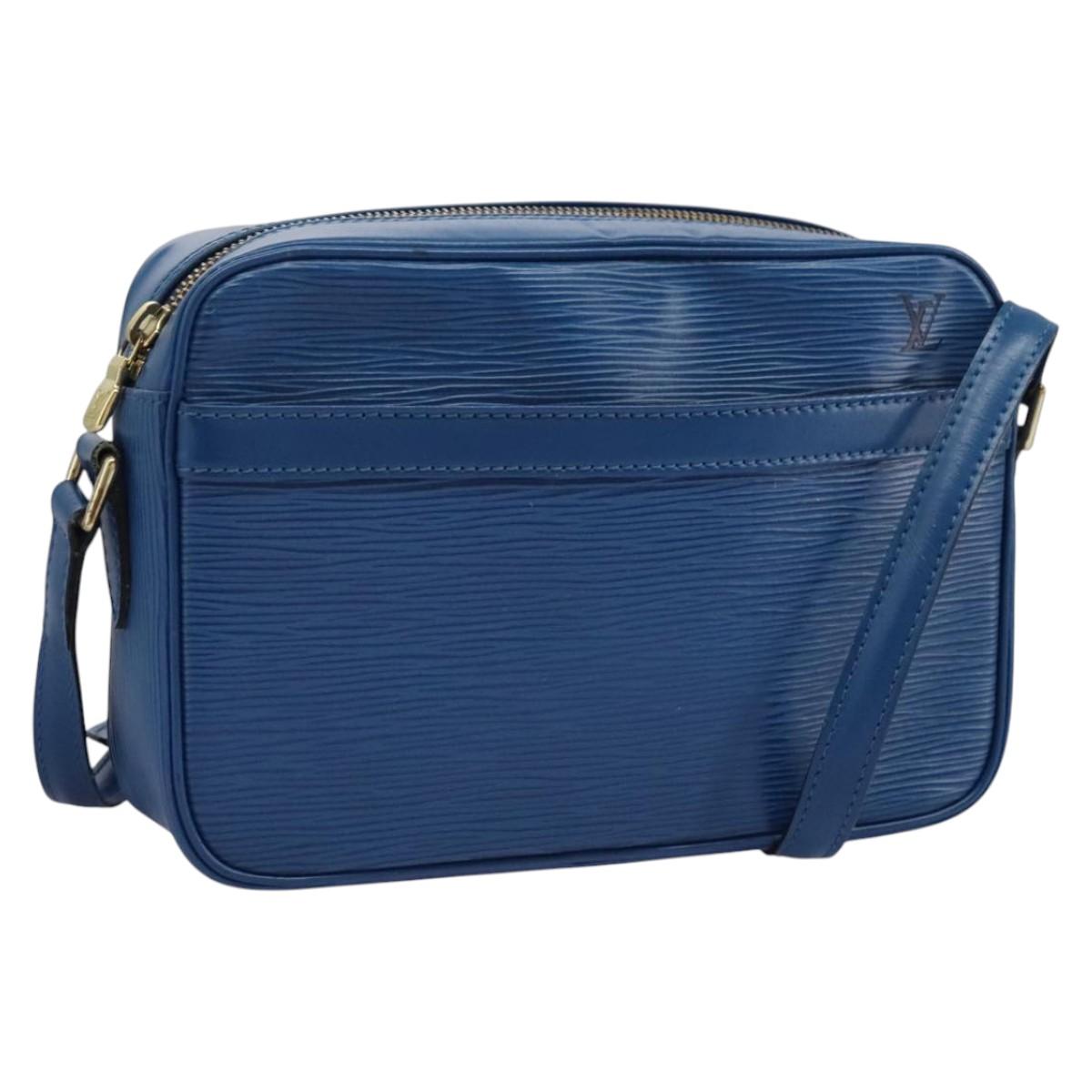 LOUIS VUITTON Epi Trocadero 23 Shoulder Bag Blue M52305 LV 114358