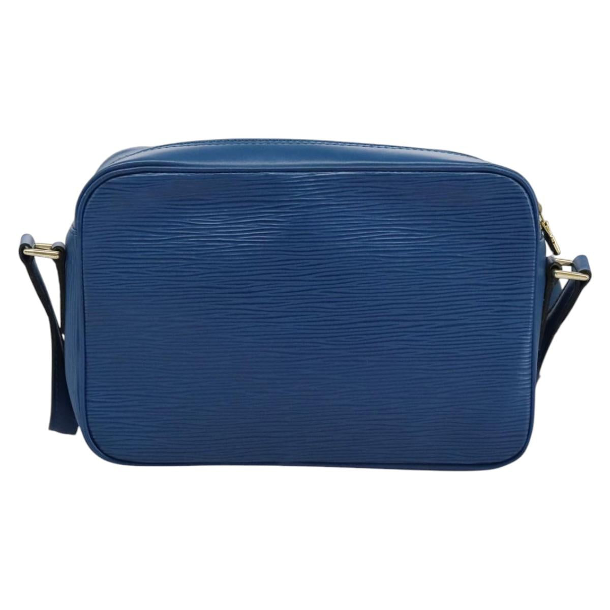 LOUIS VUITTON Epi Trocadero 23 Shoulder Bag Blue M52305 LV 114358