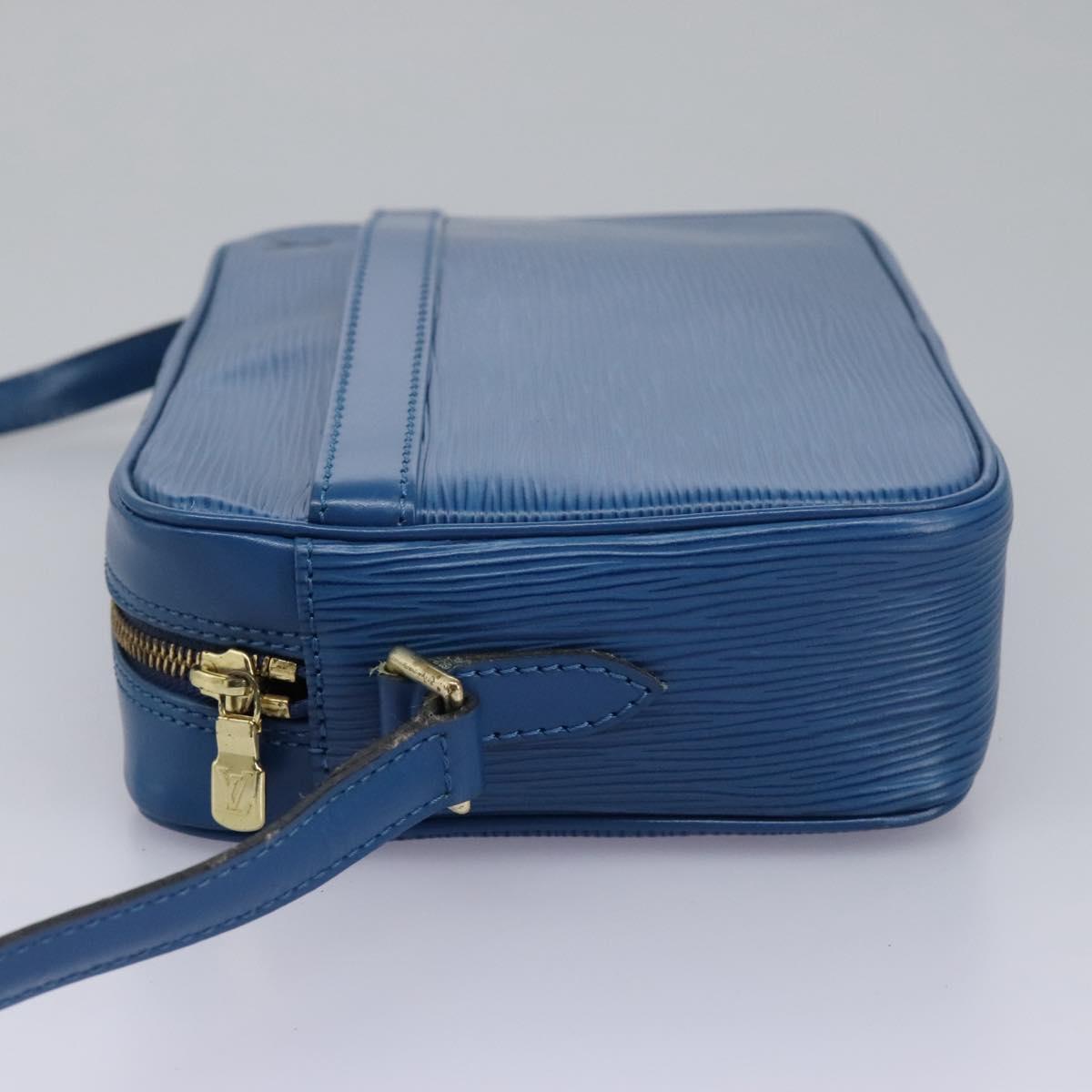 LOUIS VUITTON Epi Trocadero 23 Shoulder Bag Blue M52305 LV 114358