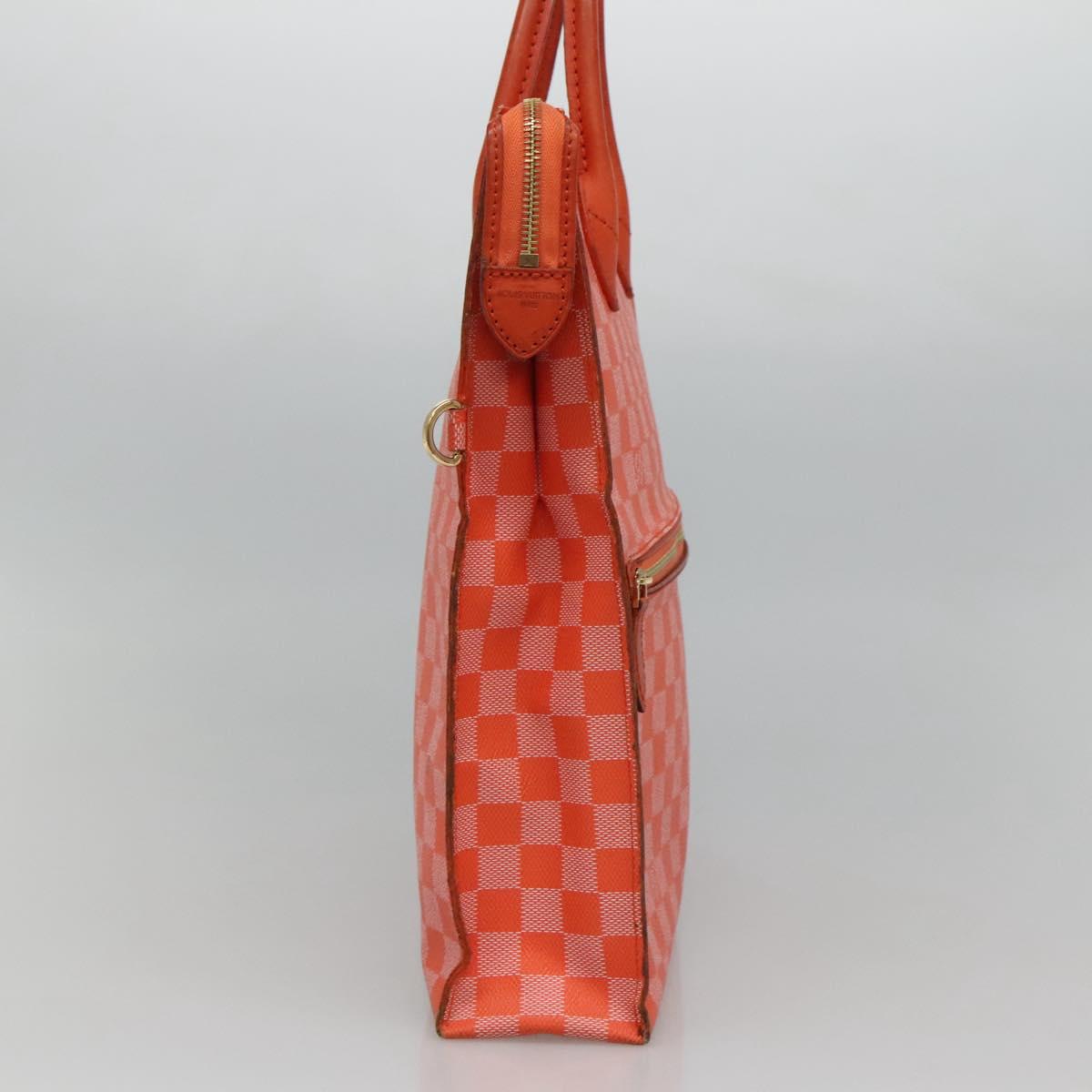 LOUIS VUITTON Damier Color Mobile Hand Bag 2way Orange Pimon N41304 114429