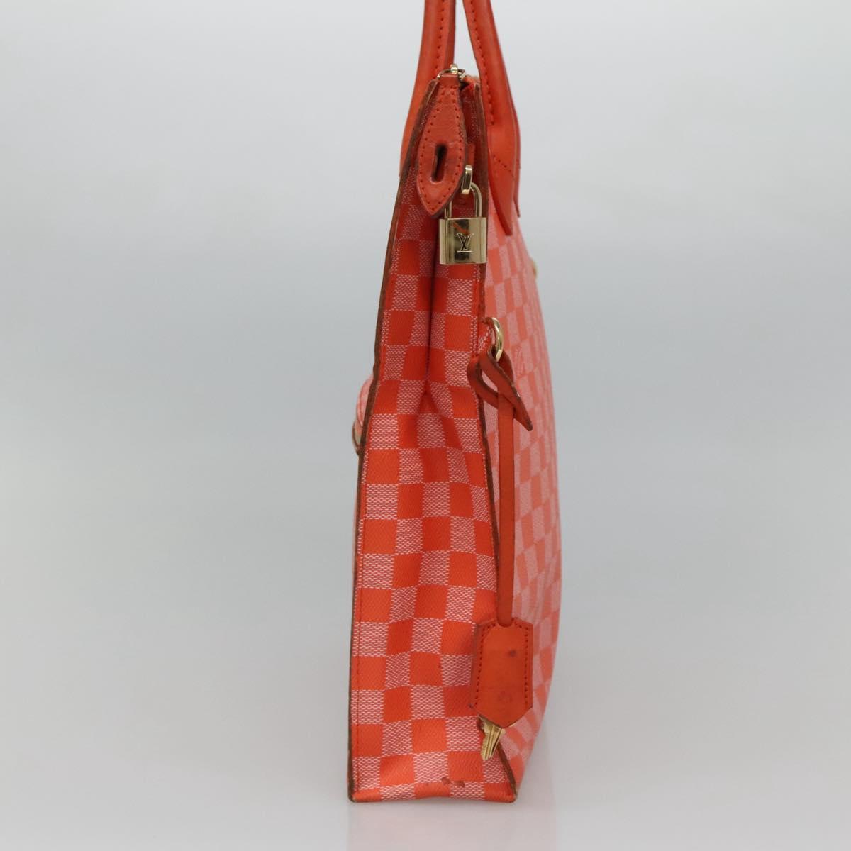 LOUIS VUITTON Damier Color Mobile Hand Bag 2way Orange Pimon N41304 114429