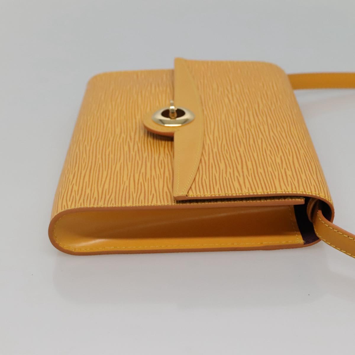 LOUIS VUITTON Epi Arsch Shoulder Bag Yellow M52579 LV 114442