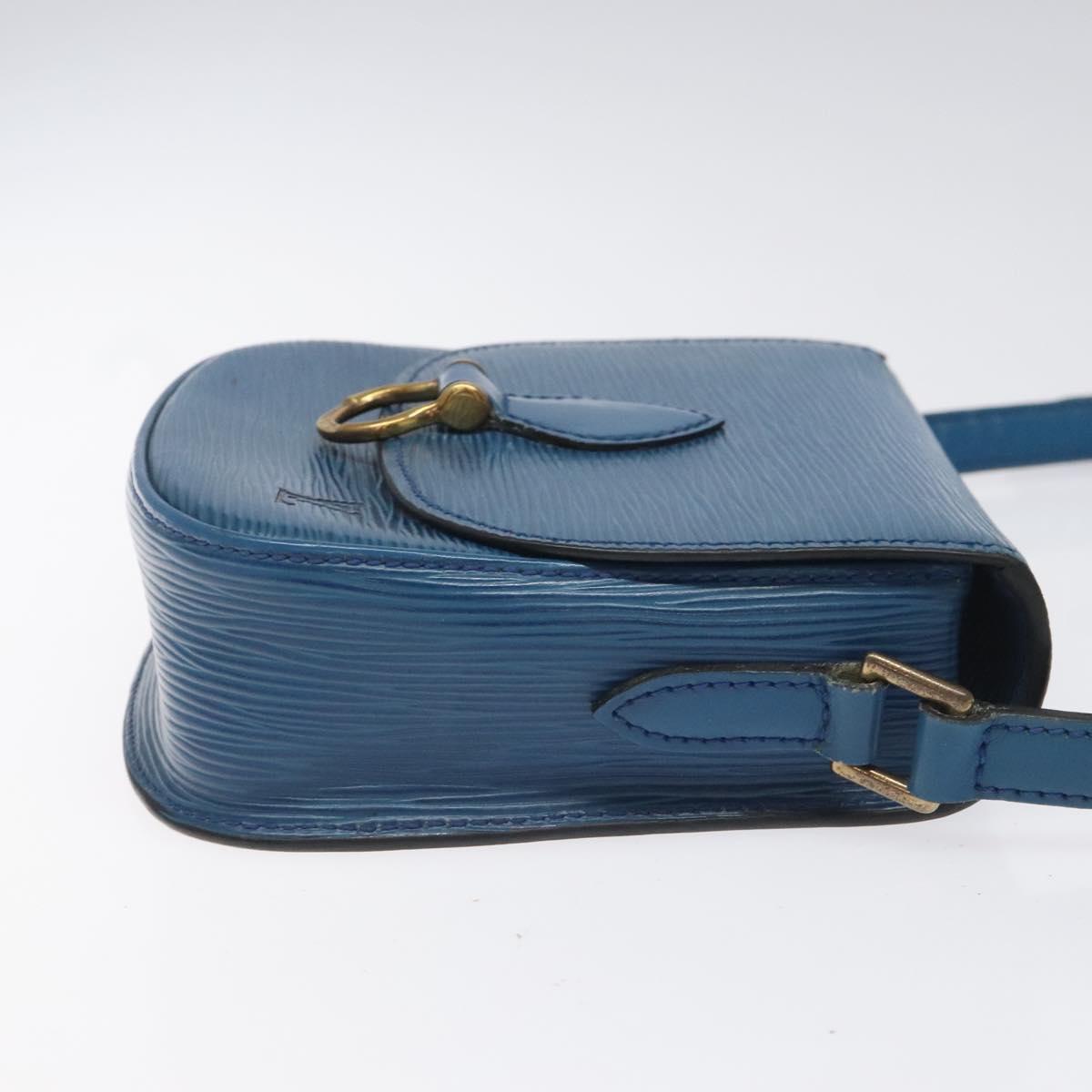 LOUIS VUITTON Epi Saint Cloud PM Shoulder Bag Blue M52195 LV 114451