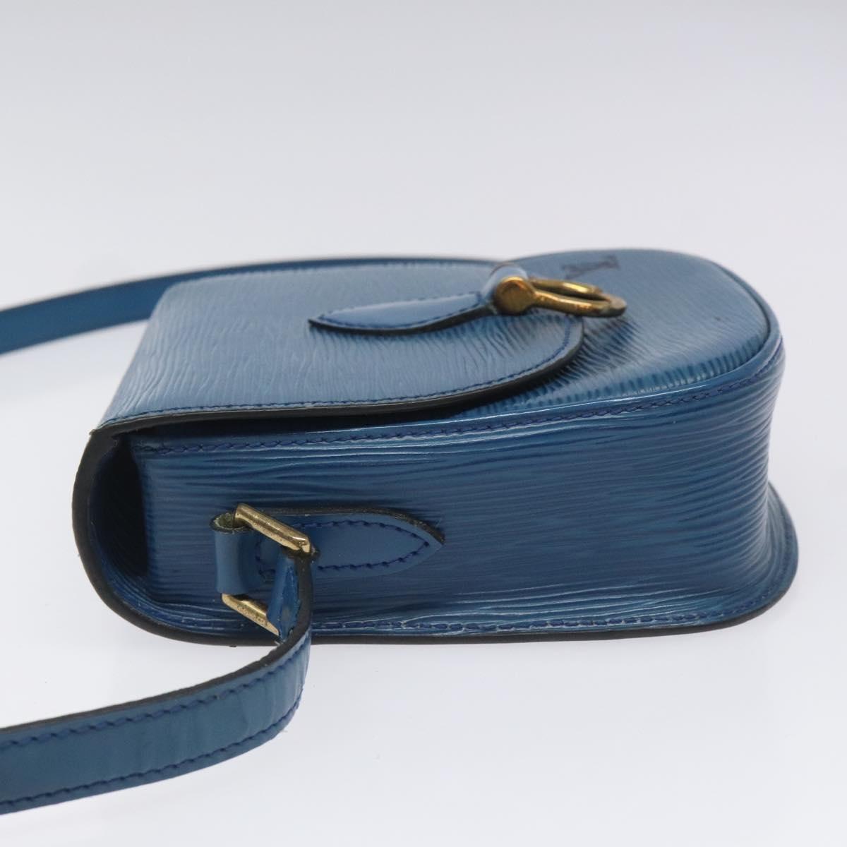 LOUIS VUITTON Epi Saint Cloud PM Shoulder Bag Blue M52195 LV 114451