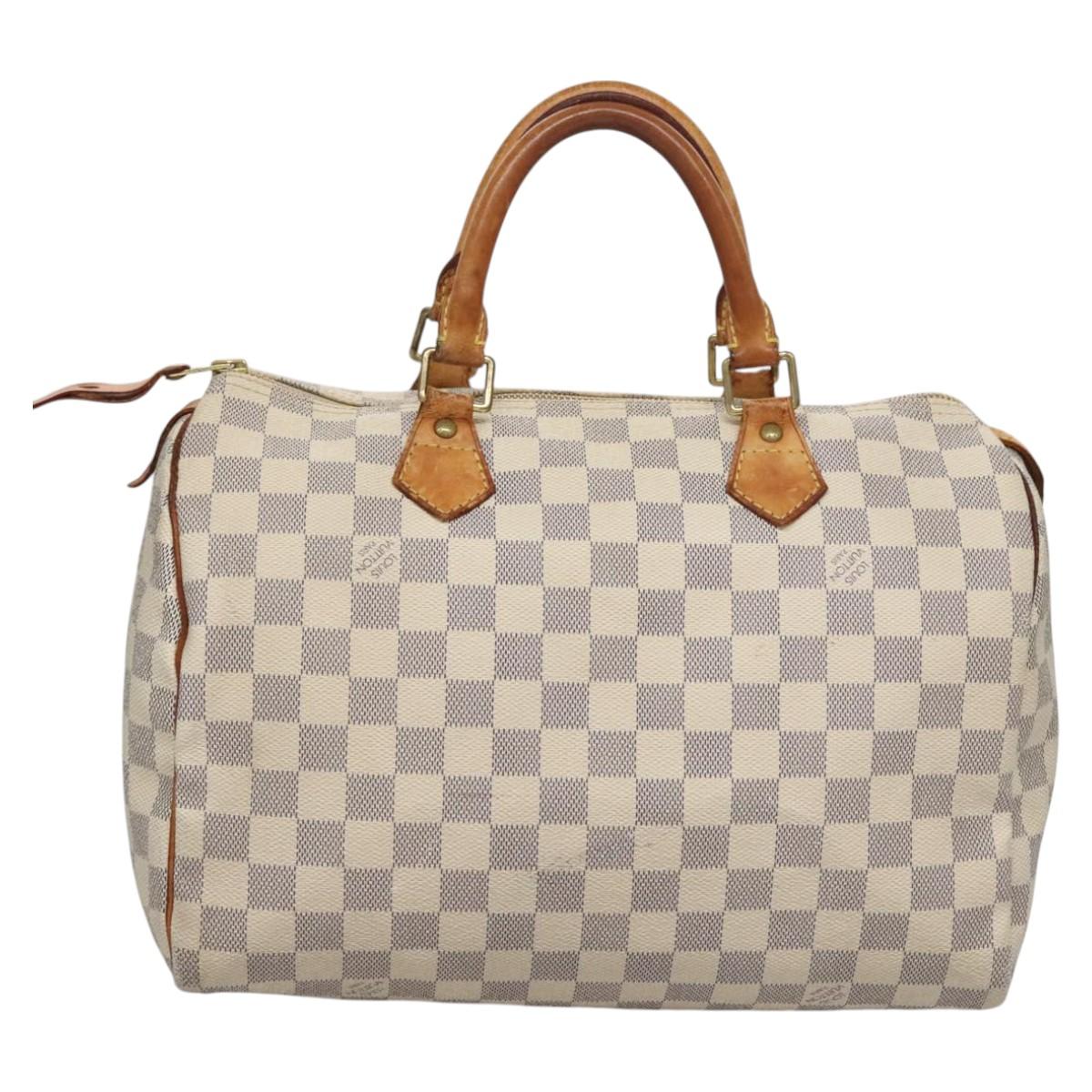 LOUIS VUITTON Damier Azur Speedy 30 Hand Bag N41533 LV 114470