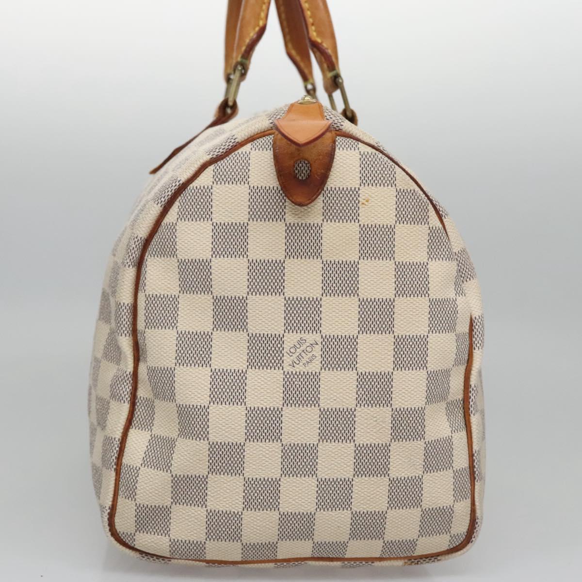 LOUIS VUITTON Damier Azur Speedy 30 Hand Bag N41533 LV 114470