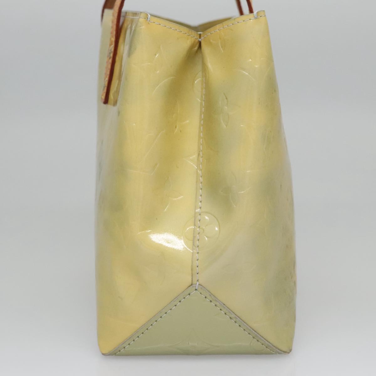 LOUIS VUITTON Monogram Vernis Reade PM Hand Bag Gris M91145 LV 114609