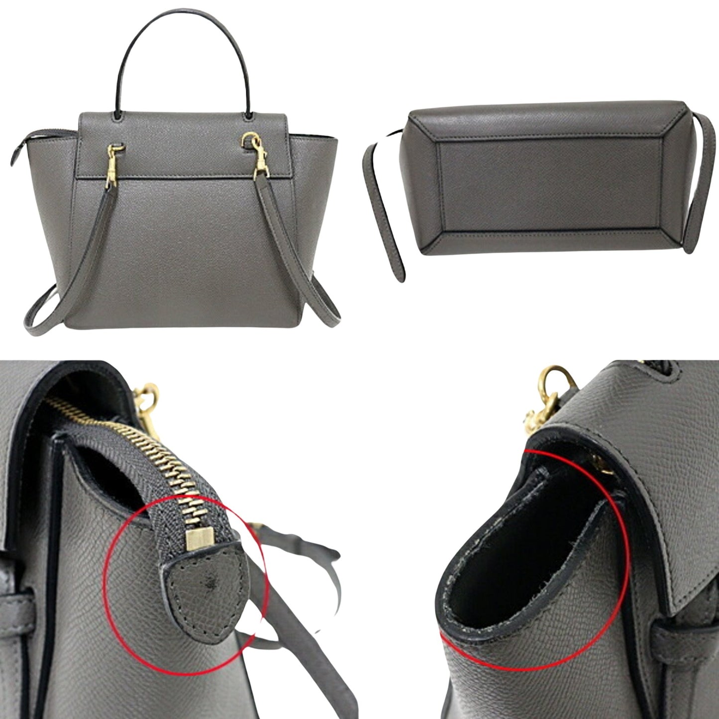 CELINE Belt Handbag