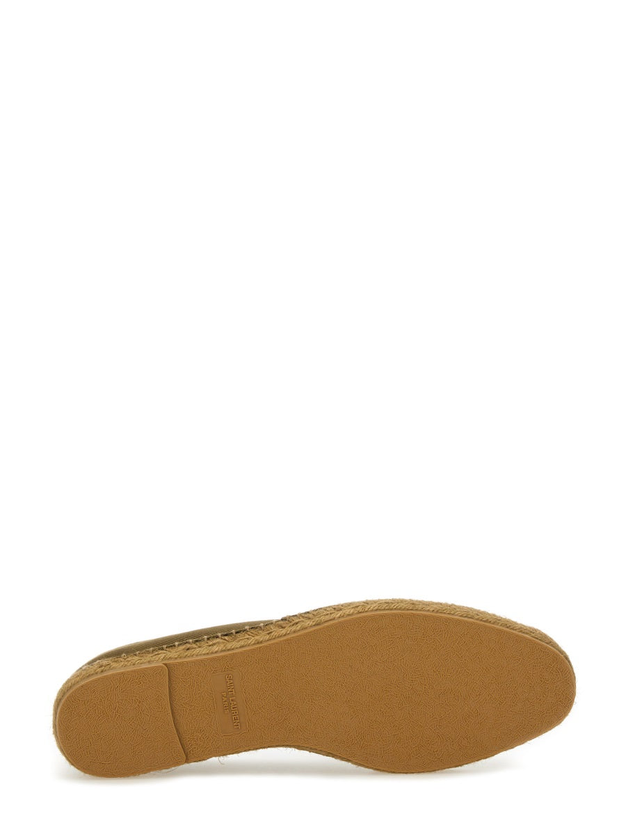 Saint Laurent Men Cotton Gabardine Espadrille