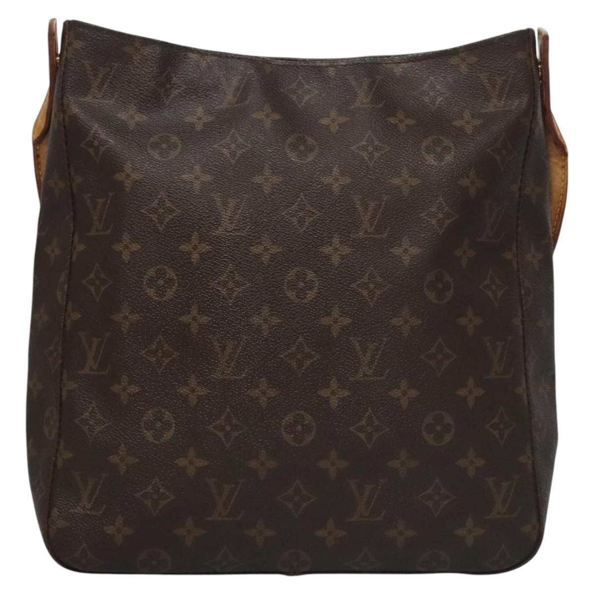 LOUIS VUITTON Monogram Looping GM Shoulder Bag M51145 LV 115300