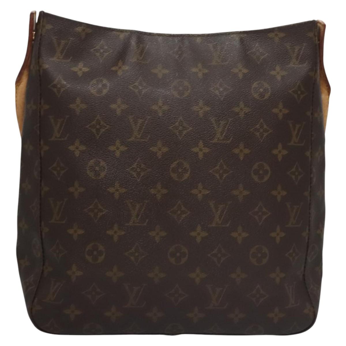 LOUIS VUITTON Monogram Looping GM Shoulder Bag M51145 LV 115300