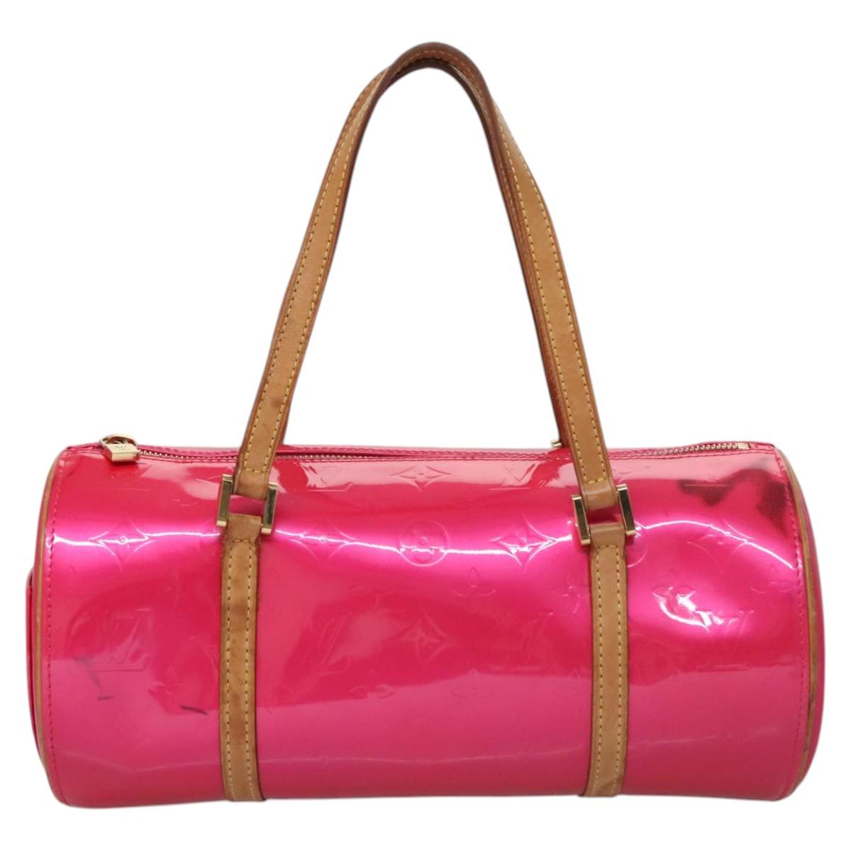 LOUIS VUITTON Monogram Vernis Bedford Hand Bag Fuchsia Pink M91255 115309