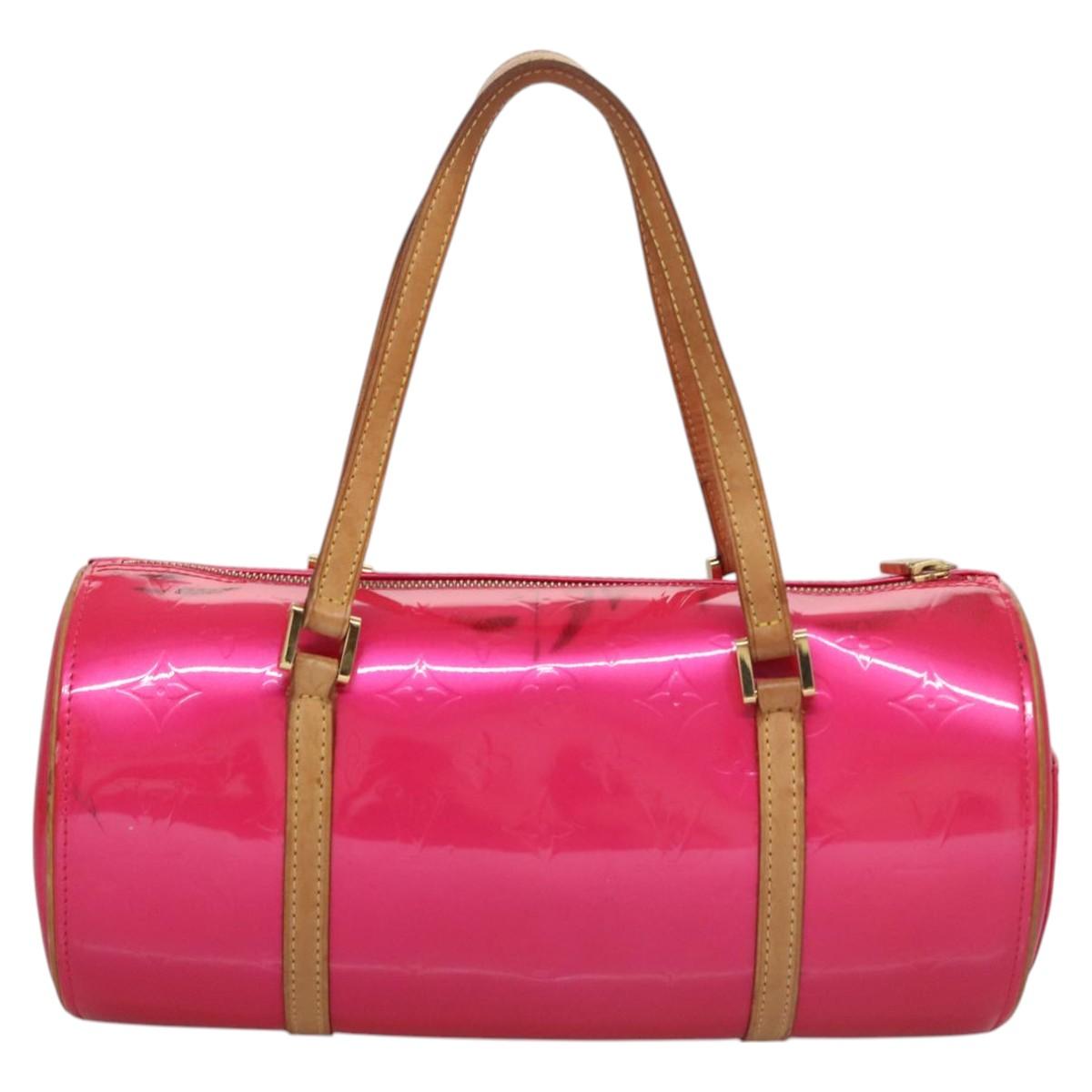 LOUIS VUITTON Monogram Vernis Bedford Hand Bag Fuchsia Pink M91255 115309