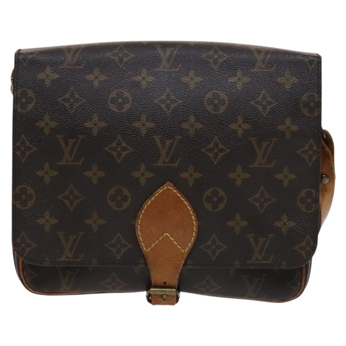 LOUIS VUITTON Monogram Cartouchiere GM Shoulder Bag M51252 LV 115326