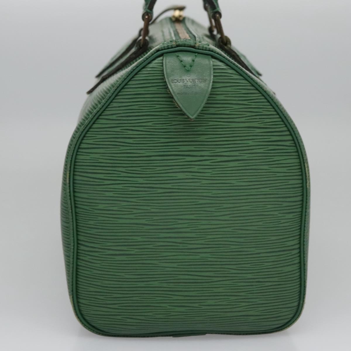 LOUIS VUITTON Epi Speedy 25 Hand Bag Borneo Green M43014 LV 115419