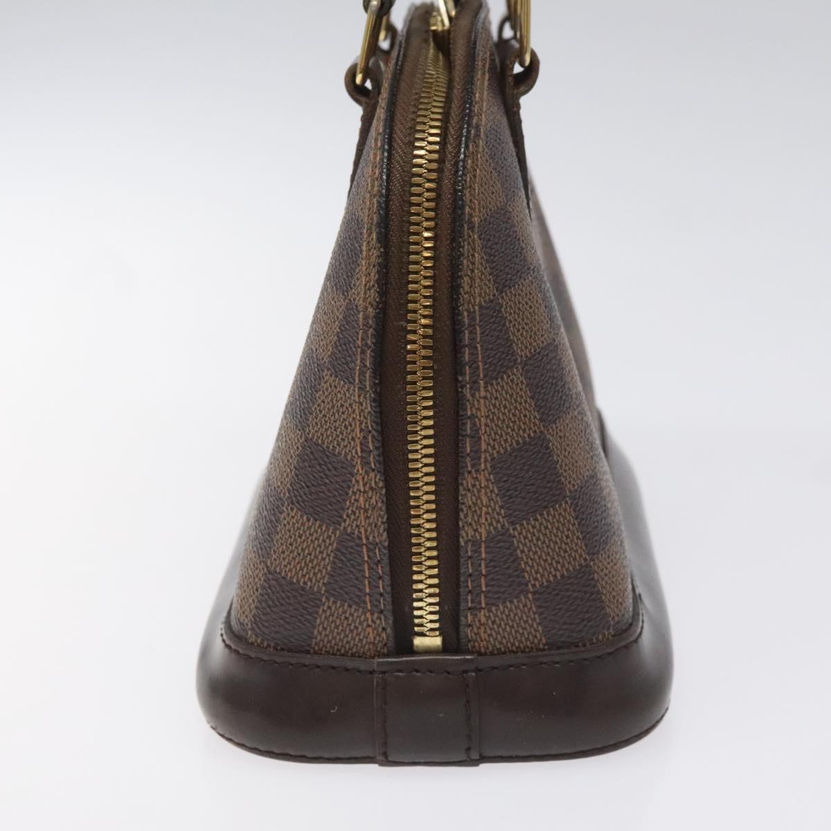 LOUIS VUITTON Damier Ebene Alma BB Hand Bag 2way N40606 LV 115421