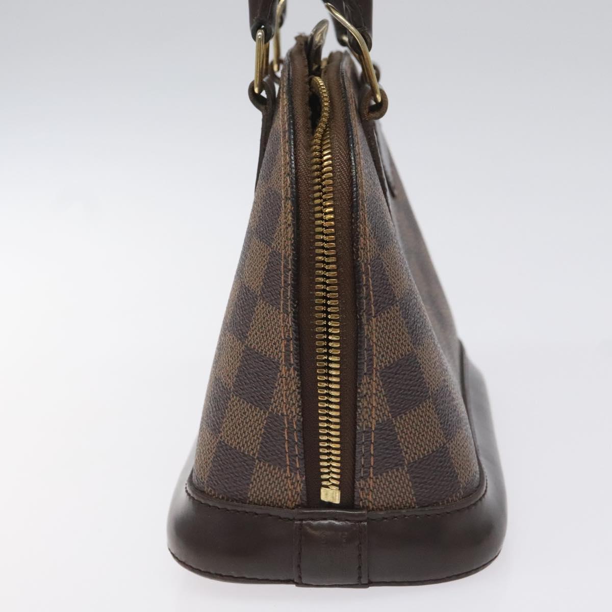 LOUIS VUITTON Damier Ebene Alma BB Hand Bag 2way N40606 LV 115421