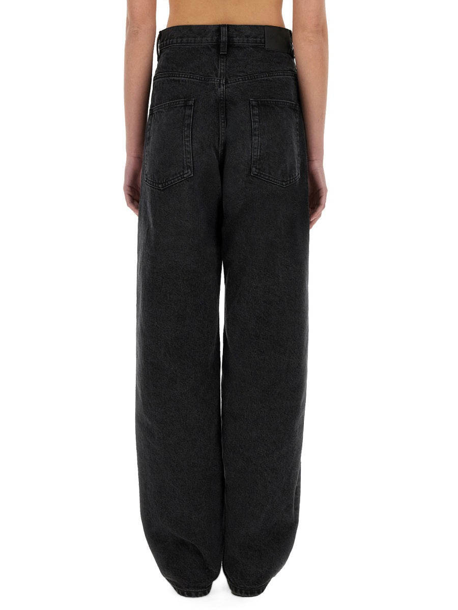 Saint Laurent Women "Carrot-Fit" Denim Jeans