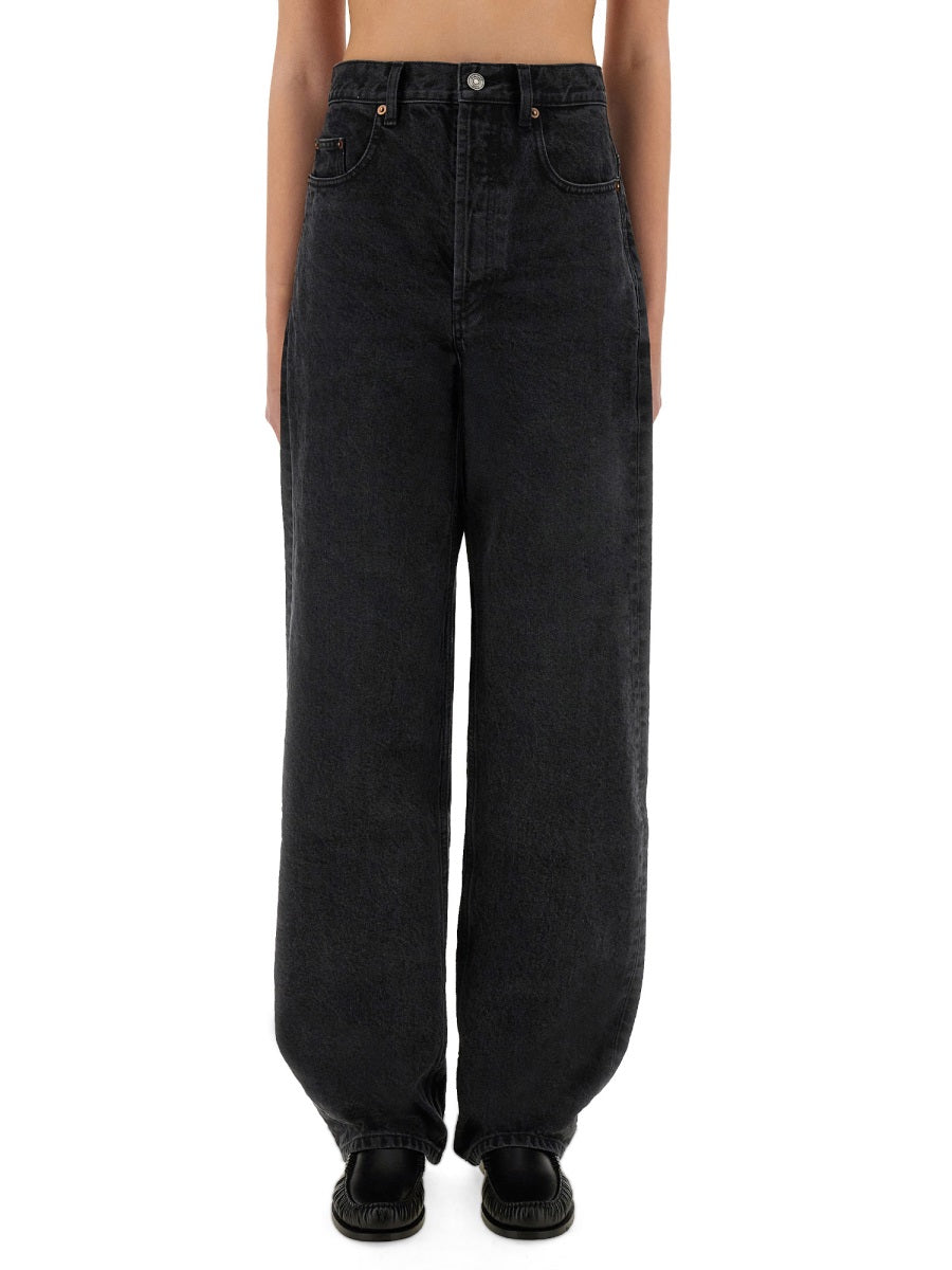 Saint Laurent Women "Carrot-Fit" Denim Jeans