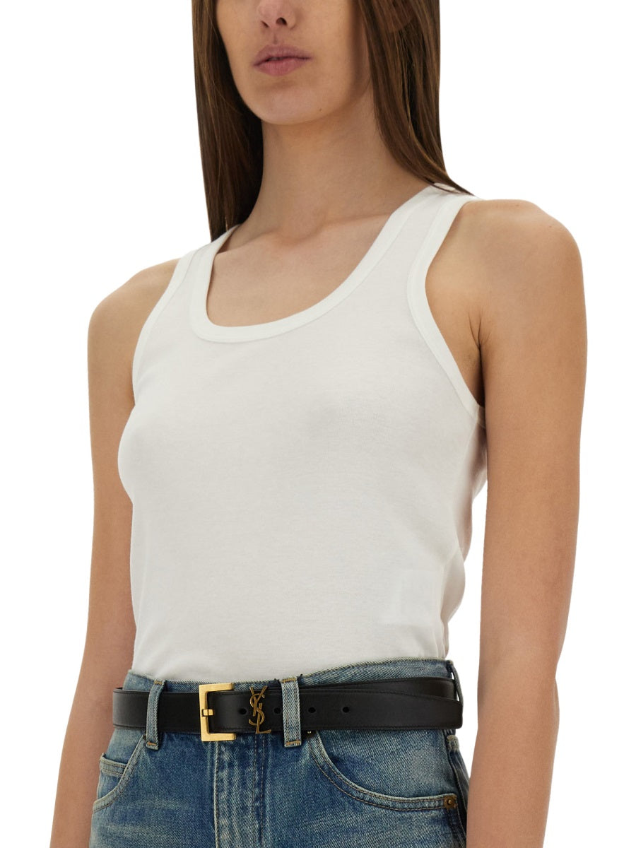 Saint Laurent Women Tank Top "Cassandras"